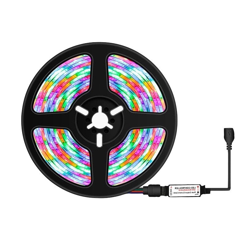 📺 Schimbă Atmosfera Casei Tale: Bandă LED RGB pentru TV Hozro, 5m, Conectare USB și Telecomandă HOZRO