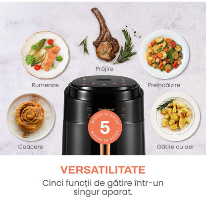 🍳 Friteuză cu aer cald Double Stack HOME 11L, 3000W – Revoluția în bucătăria ta! HOZRO