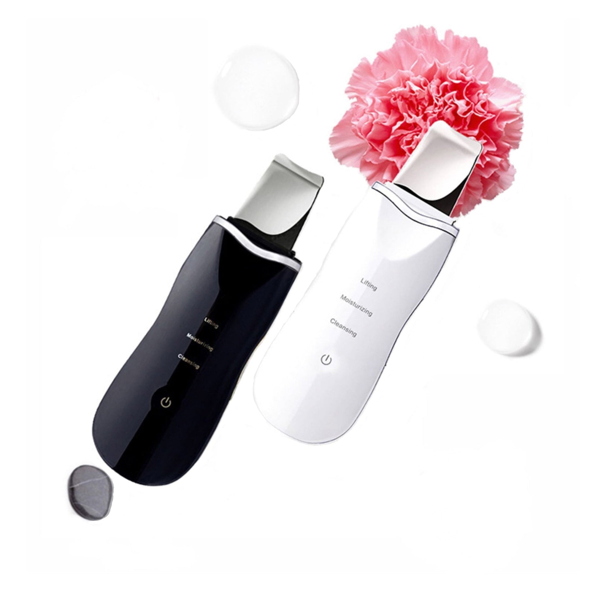 Exfoliant Hozro ultrasonic electric pentru curatarea profunda a pielii, instrument de frumusete, eliminare puncte negre, curatare pori, lifting ten, skin scrubber, peeling HOZRO