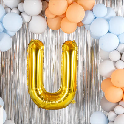 Balon folie HOZRO, gold, in forma de litera U , 40 cm BESTSELLS