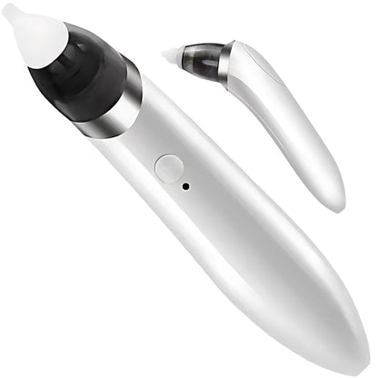 Aspirator nazal HOZRO®, cu doua capete de schimb, reincarcabil, 5 trepte de putere, alb HOZRO