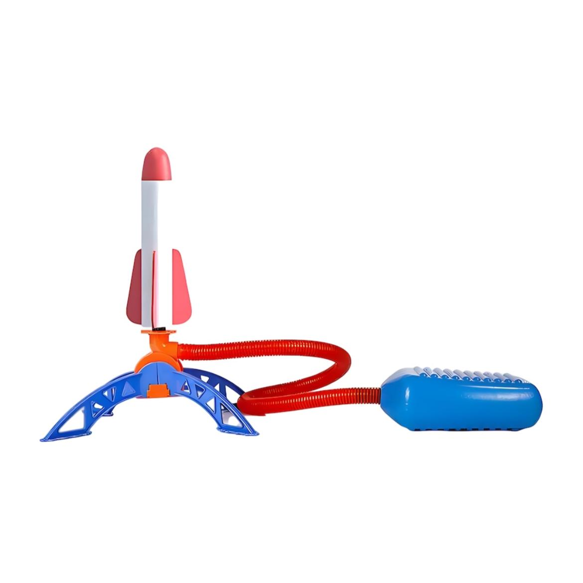 Set Lansator Rachete Hozro® cu Presiune Aer – 2 Rachete, Direcție Reglabilă, Jucărie Exterior Copii HOZRO