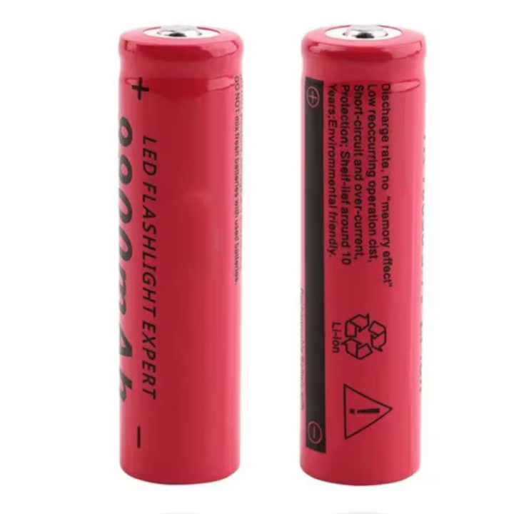 Acumulator Li-Ion Reîncărcabil, 3.7V 2000mAh, Format 18650, Performanță Ridicată, Ideal pentru Lanterne, Jucării Electronice, Dispozitive Portabile – Încărcare Rapidă HOZRO