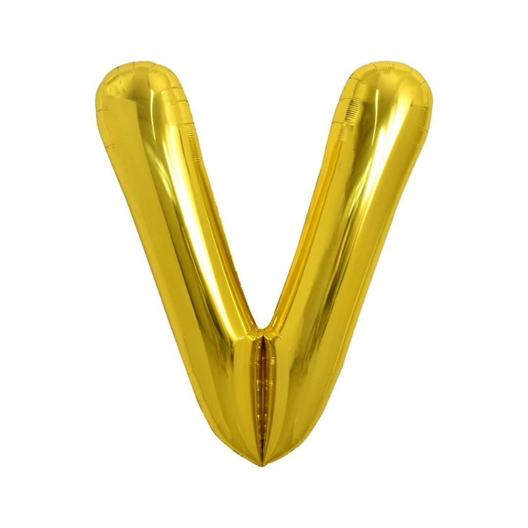 Balon folie HOZRO, gold, in forma de litera V , 40 cm BESTSELLS