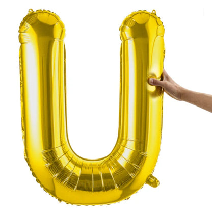 Balon folie HOZRO, gold, in forma de litera U , 40 cm BESTSELLS