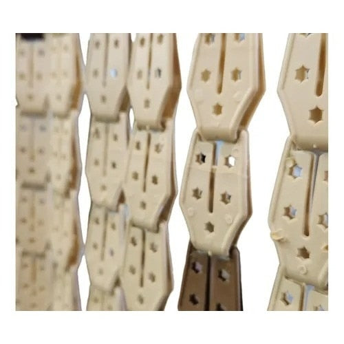 Perdea Muste/Tantari/Insecte Hozro, Plastic, PVC, cu Bara Perdea Usa Impotriva Insectelor - Inele din Plastic, 90X200 CM BESTSELLS