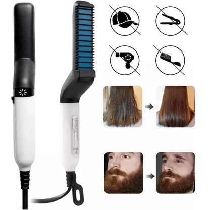 Placa ceramica pentru barbati, HOZRO®, pentru indreptat parul si barba, 10 W BESTSELLS