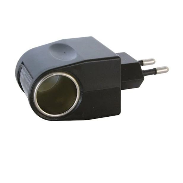 Adaptor incarcator auto 220V->12V HOzro, indicator de functionare, cu priza bricheta BESTSELLS