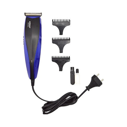 Aparat de tuns electric HOZRO®, profesional, cu 3 capete de taiere, indicator luminos, albastru BESTSELLS