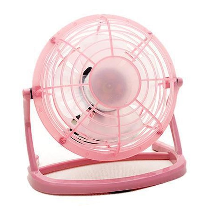 Mini Ventilator de Masă USB Hozro, 6 inch – Performanță Metalică și Răcorire la 360° HOZRO