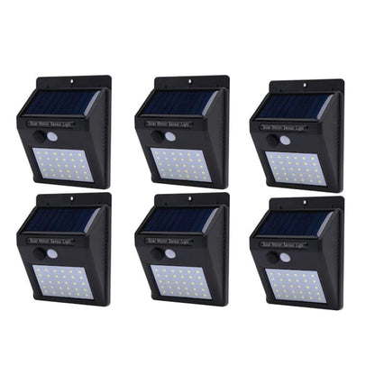 Lampă Solară HOZRO, 30 LEDURI, Senzor de Mișcare, Protecție IP65, Rezistentă la Apă și Intemperii – Iluminat Exterior Eficient pentru Curte, Grădină, Terasă sau Aleii HOZRO