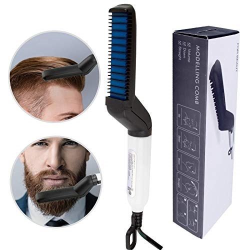 Placa ceramica pentru barbati, HOZRO®, pentru indreptat parul si barba, 10 W BESTSELLS
