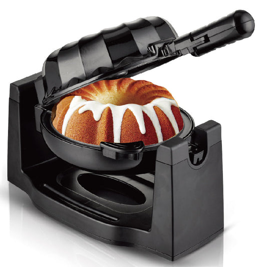 Aparat Electric Profesional HOZRO, pentru Prăjituri, Brioșe și Deserturi – Design Compact, Ușor de Folosit, Rezistent și Elegant, Culoare Neagră – Ideal pentru Bucătării Moderne și Preparare Rapidă a Gustărilor Dulci HOZRO