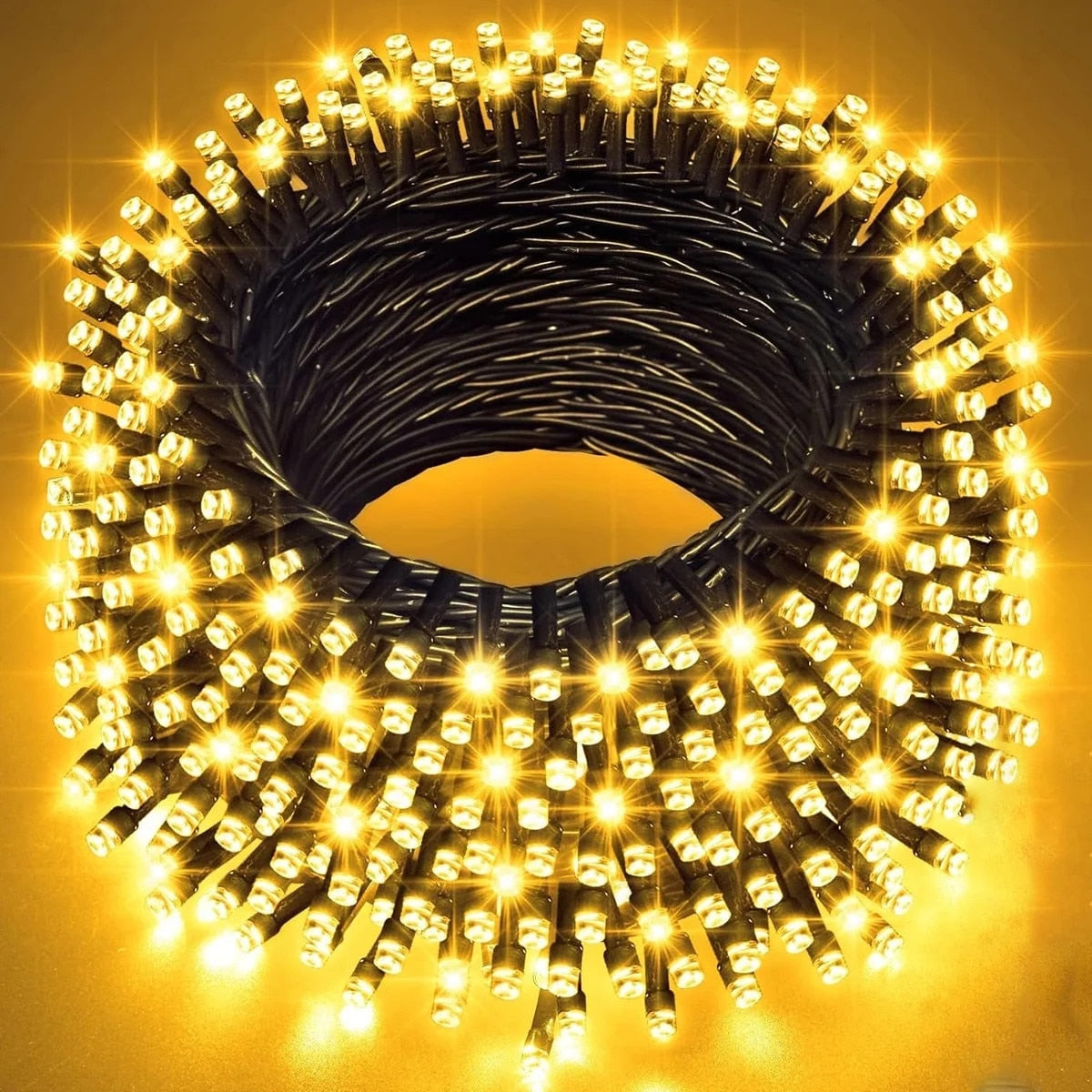 ✨ Instalație de craciun Premium HOZRO – 500 LED-uri, 50 Metri, Lumină Alb Cald HOZRO