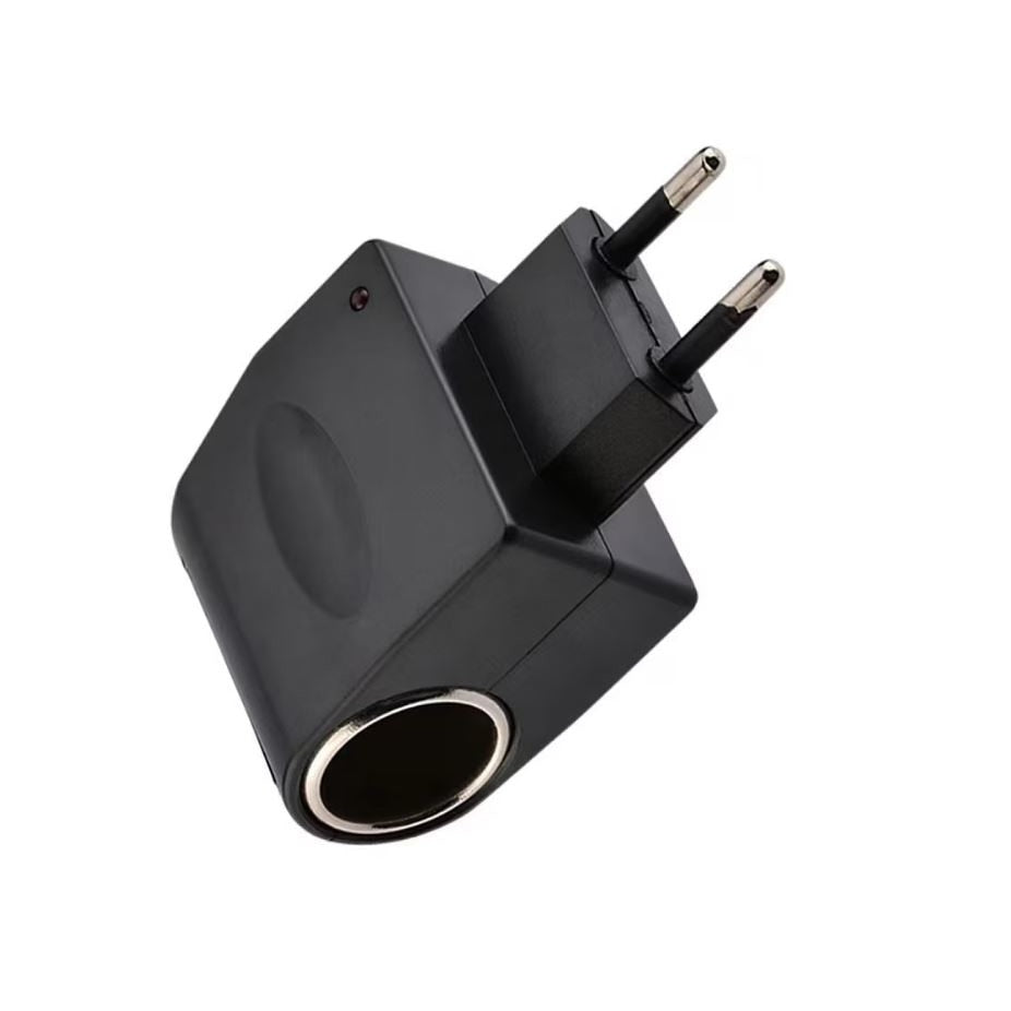 Adaptor incarcator auto 220V->12V HOzro, indicator de functionare, cu priza bricheta BESTSELLS