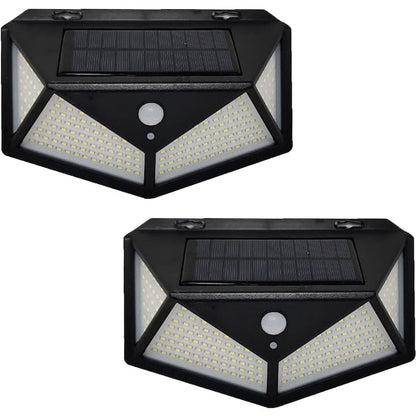 Lampă Solară cu 180 LED-uri HOZRO, Iluminare Puternică, Încărcare Solară, Senzor de Mișcare, Rezistentă la Intemperii HOZRO