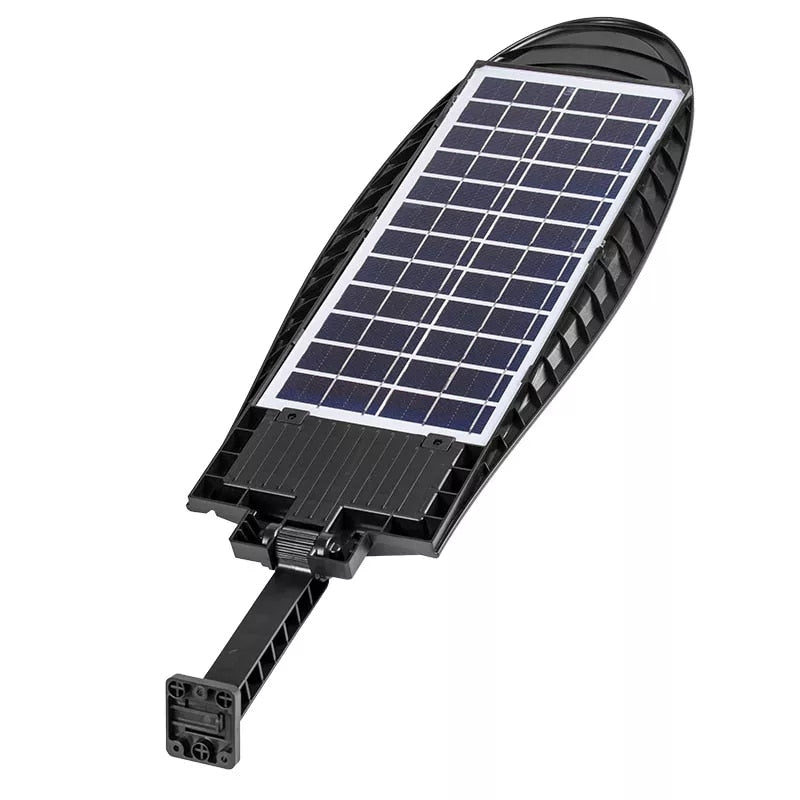 Lampa Solară Stradală de Exterior cu Telecomandă HOZRO, Model W788, SMD, Lumina Alb Rece, 3 Moduri, Senzori de Mișcare, Iluminare Continuă, Rezistență la Apă IP65, Unghi 120° HOZRO