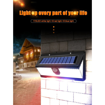 Lampa HOZRO, incarcare solara, senzor de miscare/lumina/stare de veghe, buton ON/OFF, CL-S190, Design Modern, Negru HOZRO