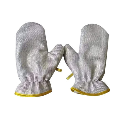 Set 2 Mănuși Abrazive Hozro pentru Curățare Eficientă – Argintiu, 22 x 15.5 cm BESTSELLS