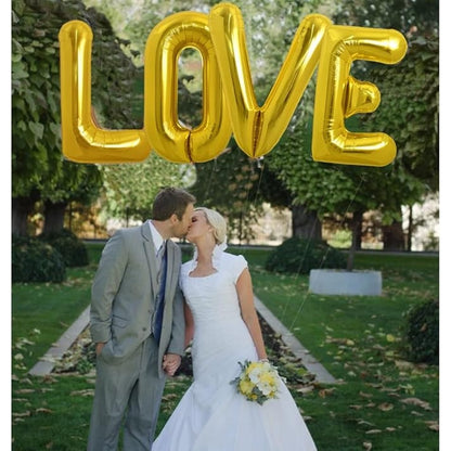 Balon folie HOZRO, gold, in forma de litera L, 40 cm BESTSELLS