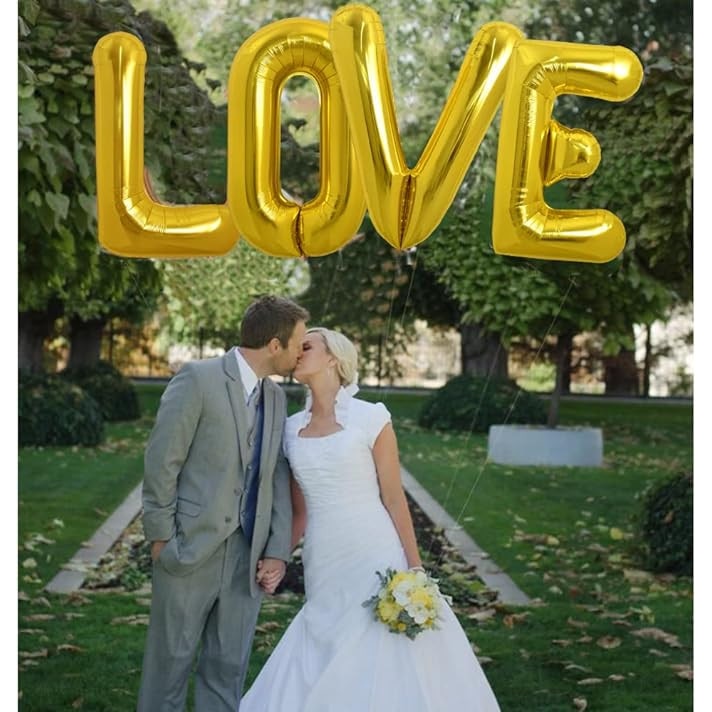 Balon folie HOZRO, gold, in forma de litera V , 40 cm BESTSELLS