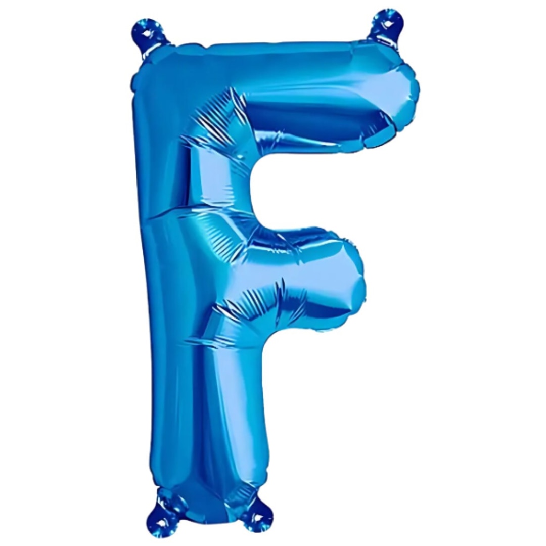 Balon folie HOZRO, diverse culori, in forma de litera F, 40 cm BESTSELLS