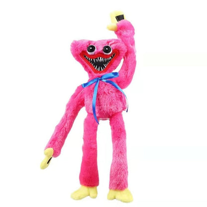 Jucarie de Plus, Huggy Wuggy, 40 cm, Brate Flexibile, color Albastru, HOZRO