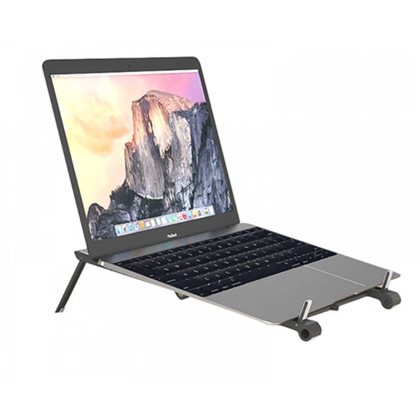 Suport laptop/tableta/telefon 3n1, HOZRO, ABS, Pliabil, suporta max. 4kg, 14.1x3 cm, Negru BESTSELLS