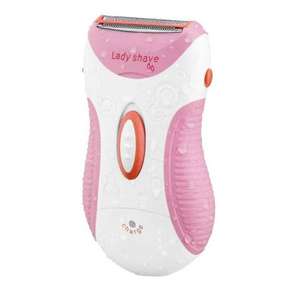 ✨ Piele netedă și catifelată timp de săptămâni! Epilator Electric Premium Hozro GM-3036, Fără Fir, 3 Viteze, Alb/Roz HOZRO