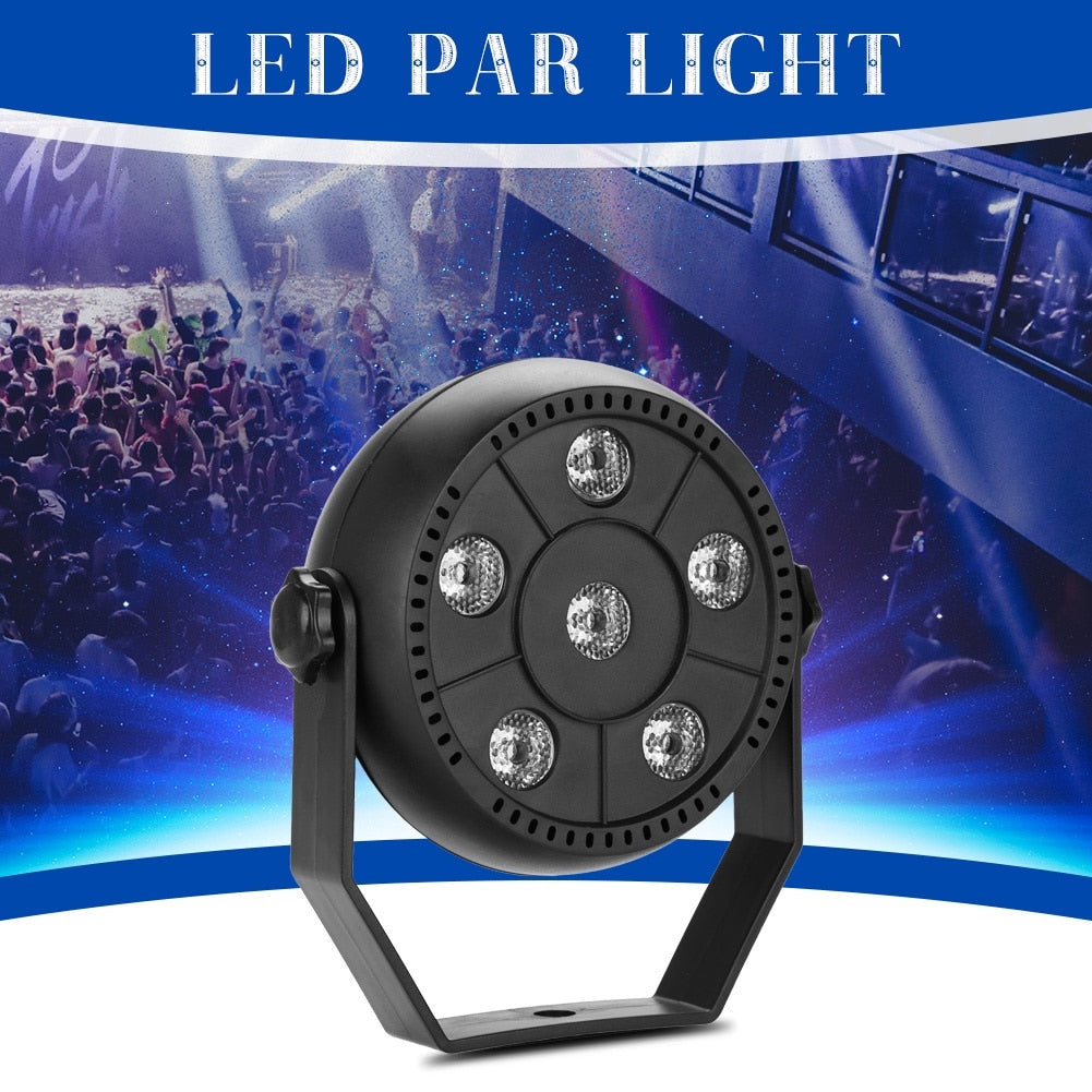 Lumină de Scenă Profesională HOZRO, 5 LED-uri RGB , Efect Laser, Iluminare Puternică pentru Scenă, Bar, Club, Petreceri și Evenimente – Lumini Spectaculoase și Control Ușor HOZRO