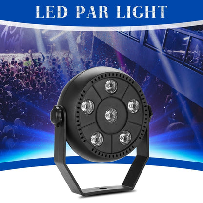 Lumină de Scenă Profesională HOZRO, 5 LED-uri RGB , Efect Laser, Iluminare Puternică pentru Scenă, Bar, Club, Petreceri și Evenimente – Lumini Spectaculoase și Control Ușor HOZRO