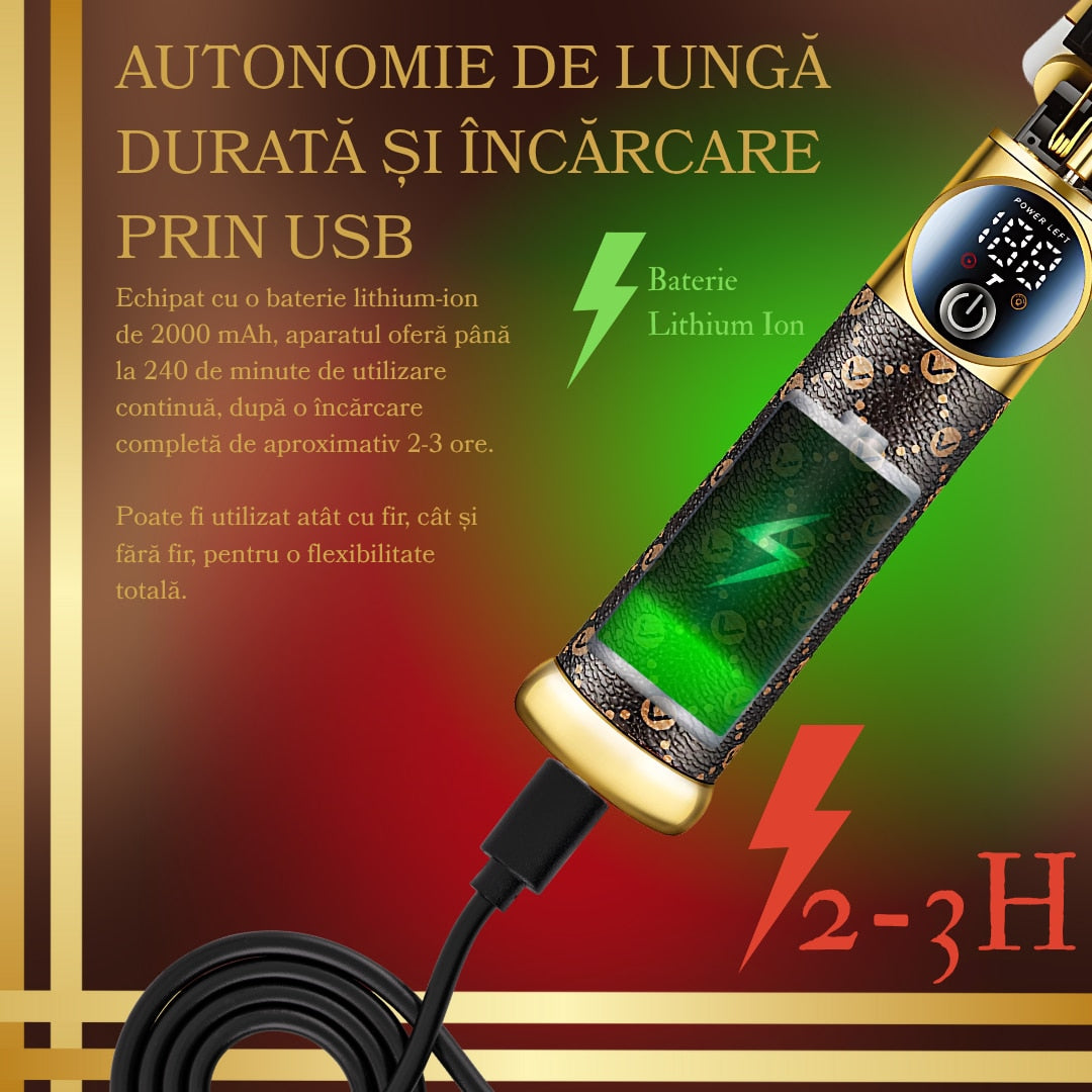 ✂️ Aparat de Tuns Profesional HOZRO V942 – Precizie de Salon Direct la Tine Acasă HOZRO