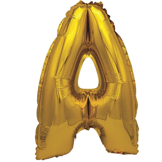 Balon folie HOZRO, gold, in forma de litera A BESTSELLS