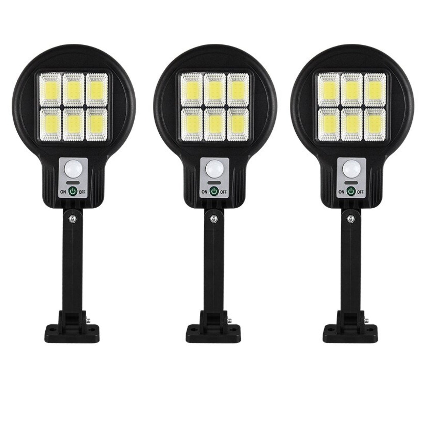 Lampa cu incarcare solara, 3 moduri de functionare, buton ON/OFF CL182-6, HOZRO, – Model LAMPA-JX-256, SMD Ultra-Luminoase, Lumina Alb Rece, Senzor de Mișcare, Waterproof HOZRO