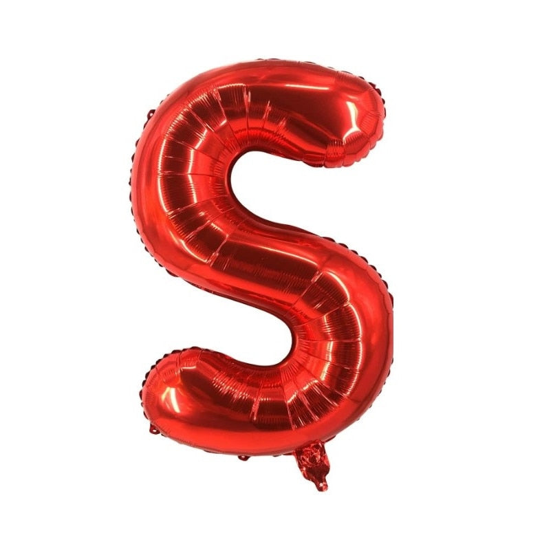 Balon folie HOZRO, in forma de litera S BESTSELLS