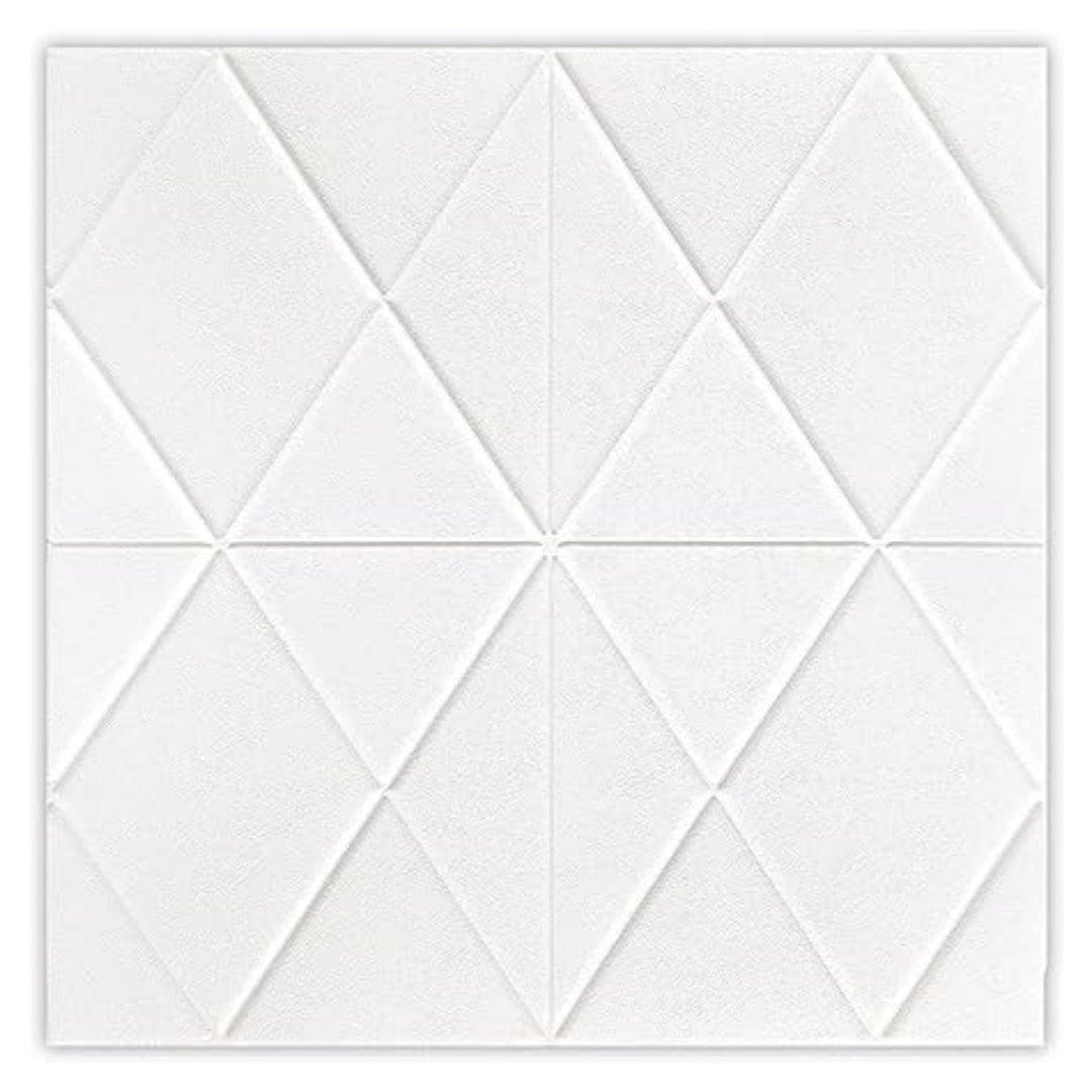 Tapet 3D autoadeziv HOZRO, Model Placa Dromburi, perete/tavan, waterproof, usor de montat, design modern, 70x70 cm, alb, TAPET 14 (Copy) HOZRO