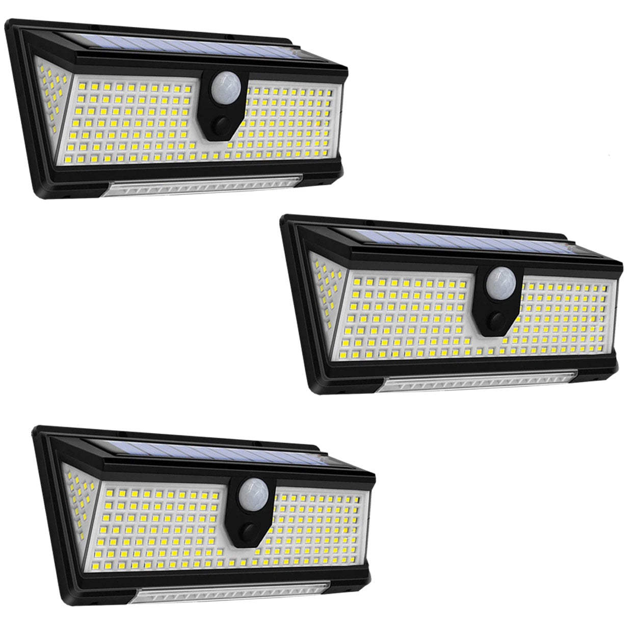 Lampa HOZRO, incarcare solara, senzor de miscare/lumina/stare de veghe, buton ON/OFF, CL-S190, Design Modern, Negru HOZRO