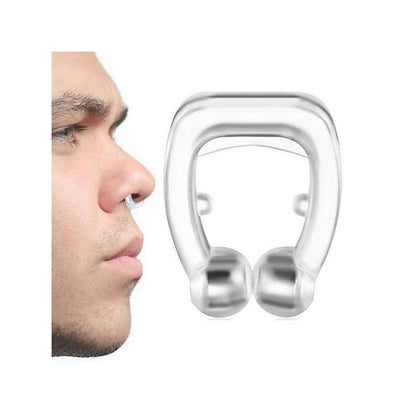 😴 Clips Magnetic Anti-Sforăit Hozro – Silicon Premium, Transparent, cu Etui Igienic Inclus HOZRO