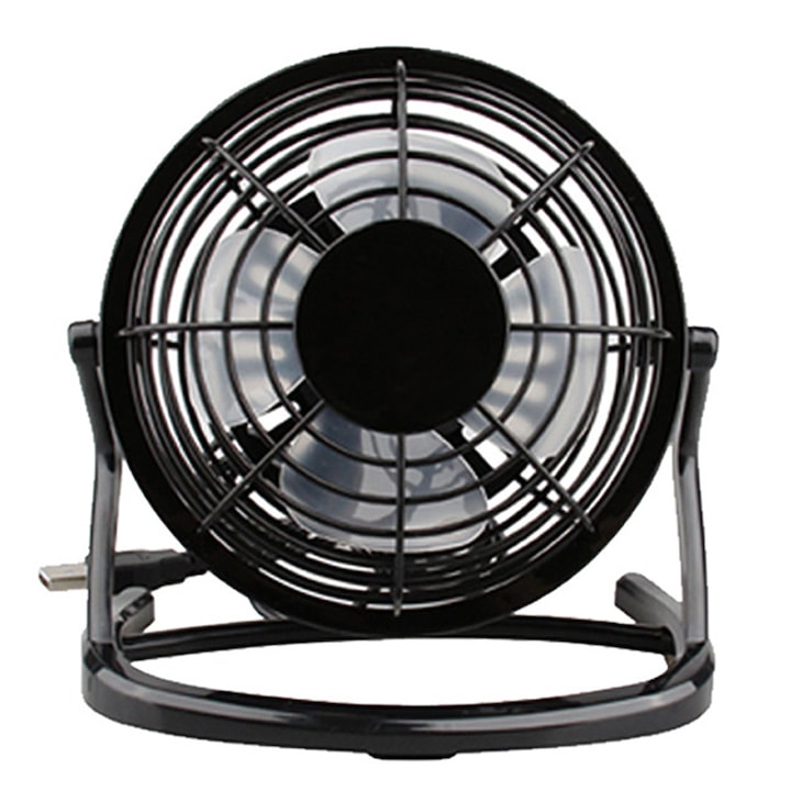 Mini Ventilator de Masă USB Hozro, 6 inch – Performanță Metalică și Răcorire la 360° HOZRO