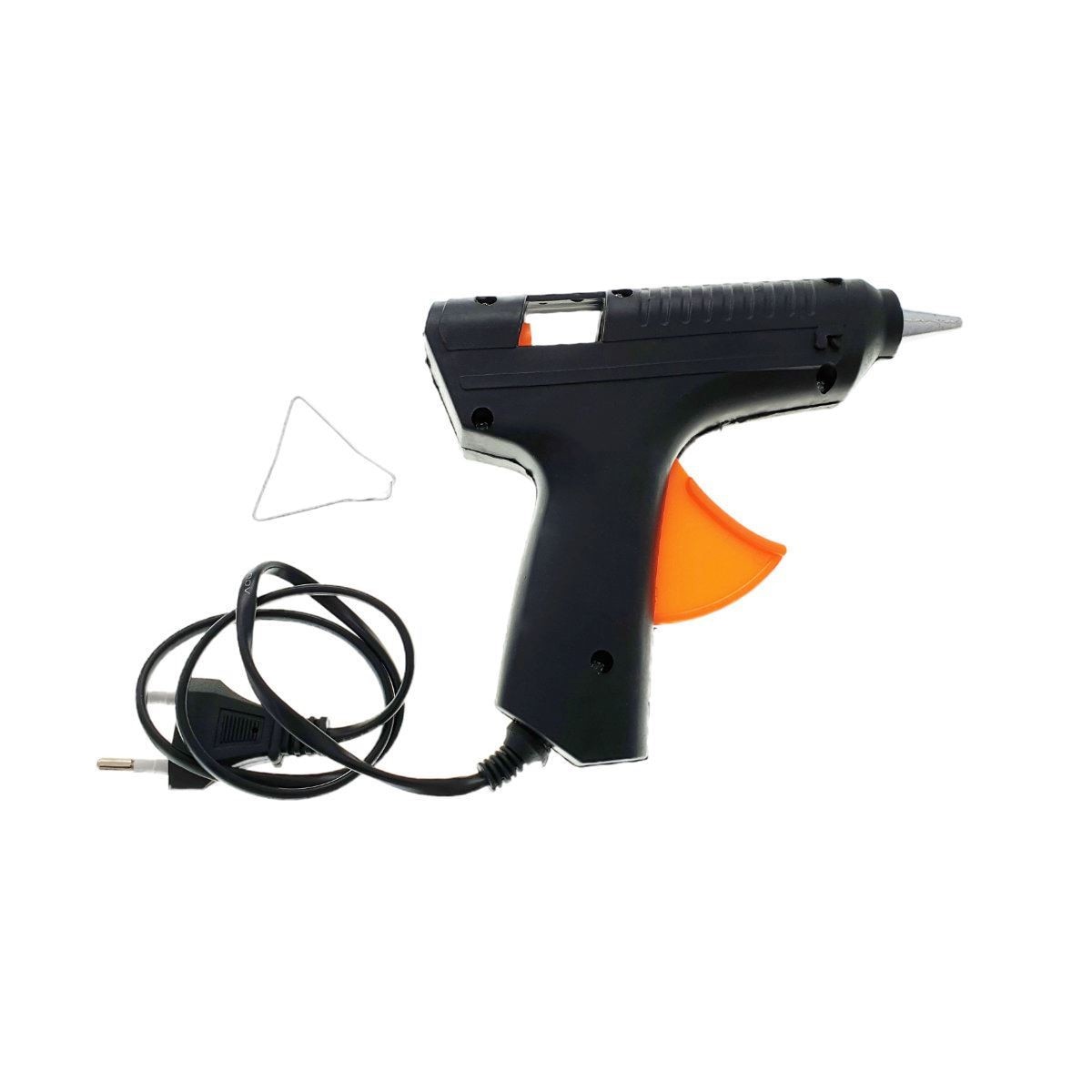 Pistol de Lipit cu Silicon HOZRO 40W – Aparat de Lipit pentru Baghete de 11mm, Negru HOZRO