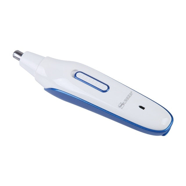 Trimmer HOZRO® SK220 pentru barbati si femei 2in1 pentru urechi,sprancene si nas, Alb/Albastru BESTSELLS