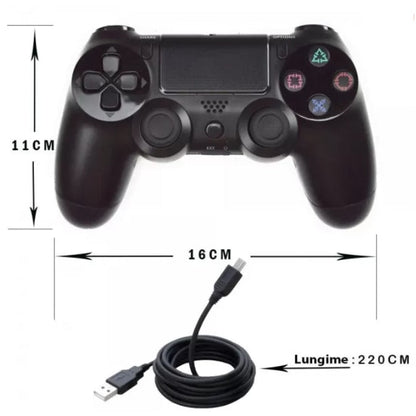 Controller Wireless HOZRO, DoubleShock , compatibil cu PS4, vibratie dubla, baterie performanta HOZRO