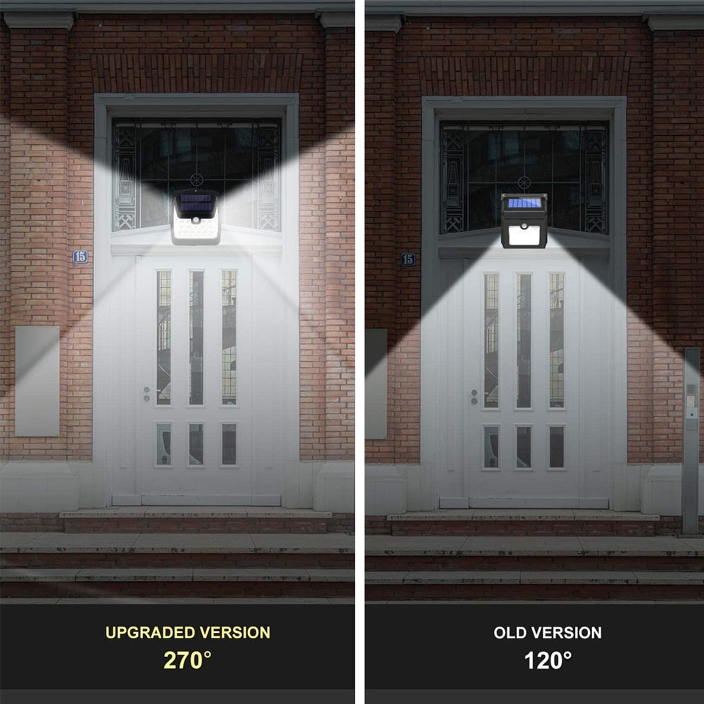 🌞 Lampă Solară HOZRO, Model SH 28 B cu Senzor Infraroșu – Iluminare 8-10h, Rezistență IP65, Încărcare Rapidă 4-6h, Ideală pentru Exterior HOZRO