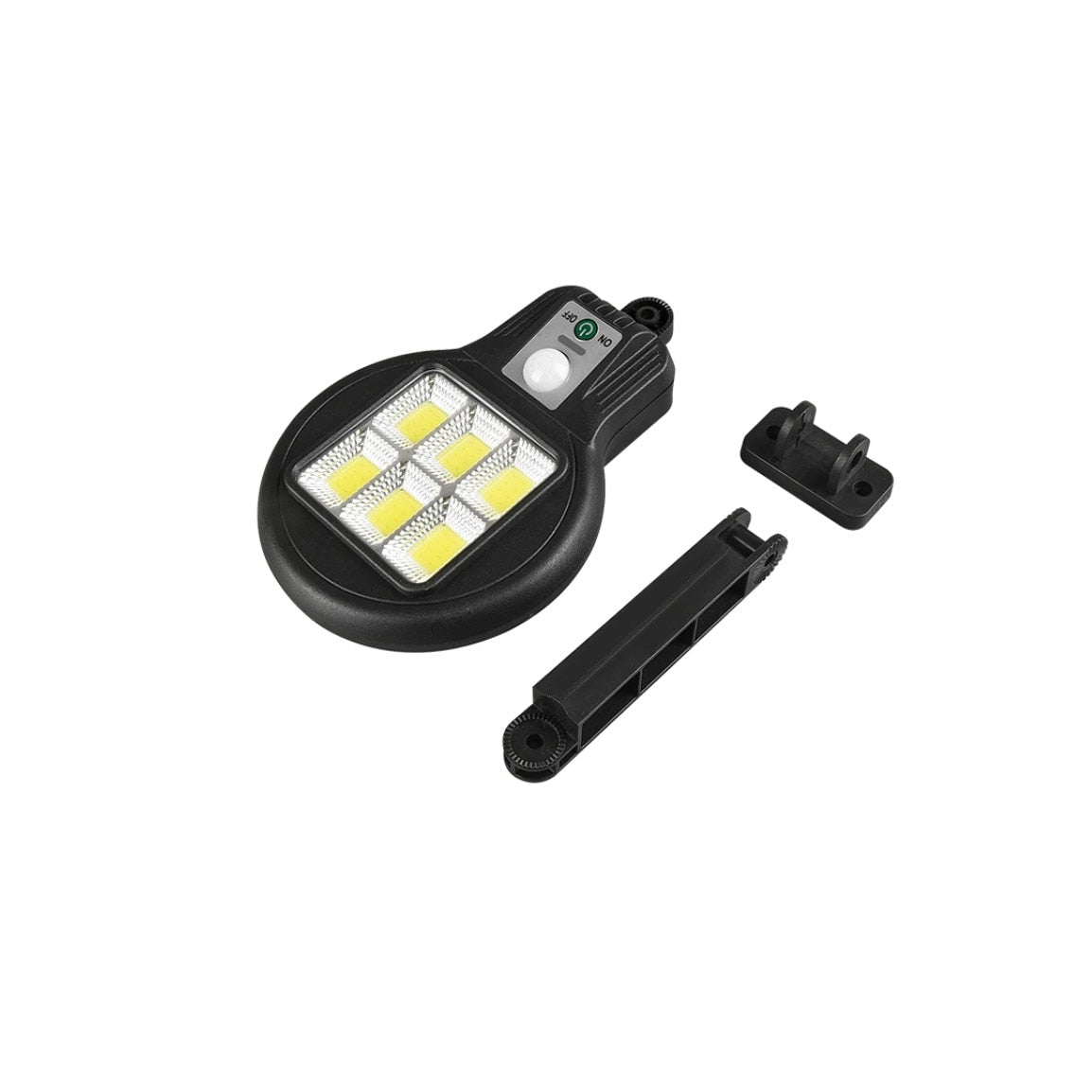 Lampa cu incarcare solara, 3 moduri de functionare, buton ON/OFF CL182-6, HOZRO, – Model LAMPA-JX-256, SMD Ultra-Luminoase, Lumina Alb Rece, Senzor de Mișcare, Waterproof HOZRO