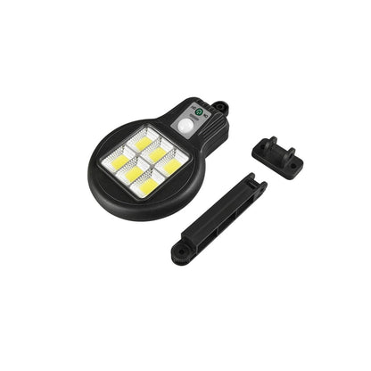 Lampa cu incarcare solara, 3 moduri de functionare, buton ON/OFF CL182-6, HOZRO, – Model LAMPA-JX-256, SMD Ultra-Luminoase, Lumina Alb Rece, Senzor de Mișcare, Waterproof HOZRO