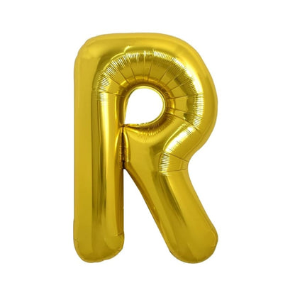 Balon folie HOZRO, gold, in forma de litera R BESTSELLS