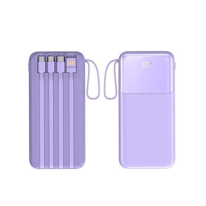 🔋 Baterie Externă Hozro 10.000 mAh – Energie Ultra-Rapidă, Oriunde Te Afli! HOZRO