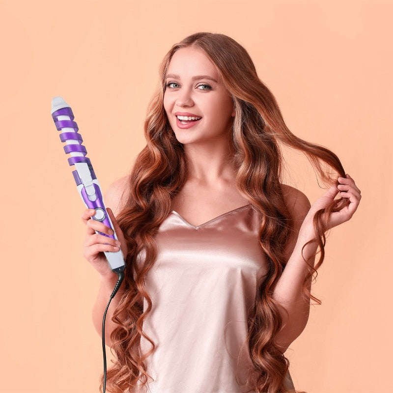 💇♀️ Ondulator de Păr Profesional HOZRO Nova – Tehnologie Auto-Curl, Înveliș Ceramic și Cablu Rotativ la 360° HOZRO