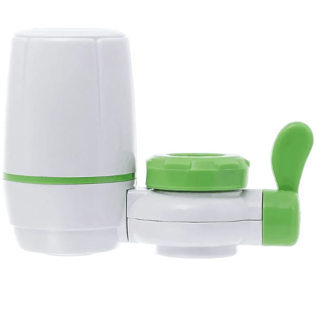 Filtru de apă pentru robinet HOZRO, din plastic, sistem de filtrare eficient pentru reducerea impurităților, clorului și mirosurilor neplăcute, montare rapidă fără unelte, design compact și durabil, ideal pentru îmbunătățirea gustului apei potabile HOZRO