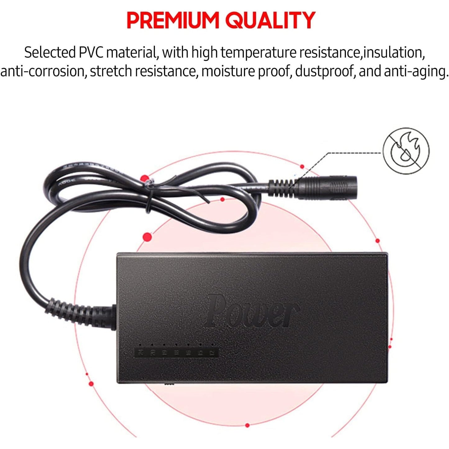 Incarcator HOZRO® Universal Laptop, Telefon, Camera, Alte Gadget-uri cu 9 Mufe de Conectare, Negru, 12V-24V 120W, alimentare priza BESTSELLS